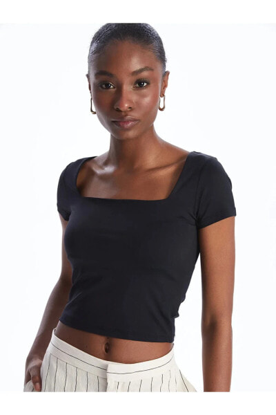 Топ LC WAIKIKI Vision Kare Crop Shirt