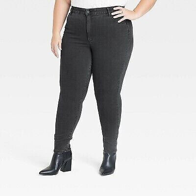 Women's High-Rise Skinny Jeans - Knox Rose Black 20