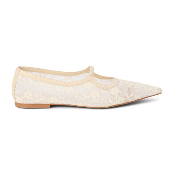 Matisse Fleur Floral Mary Jane Womens Beige Flats Casual FLEUR-945