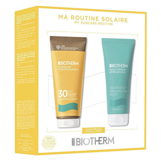 Biotherm Waterlover Summer Set SPF 30+ Набор: Солнцезащитное молочко для тела 200 мл + Восстанавливающее молочко для кожи после загара 200 мл