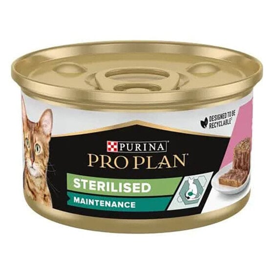 PURINA Pro Plan Sterilized Salmon Tuna 85g Cat Snack 24 Units