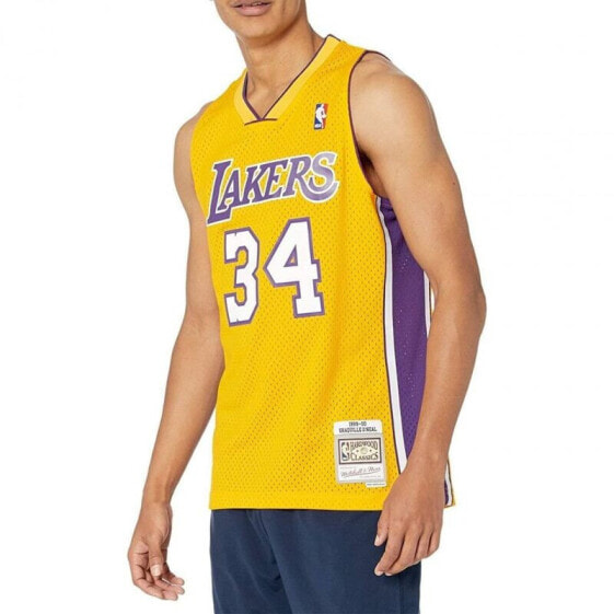 Mitchell & Ness Los Angeles Lakers NBA Swingman Home Jersey Lakers 99 Shaquille O`Neal SMJYGS18179-LALLTGD99SON