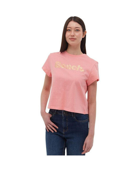 Women's Oona Chest Logo Tee