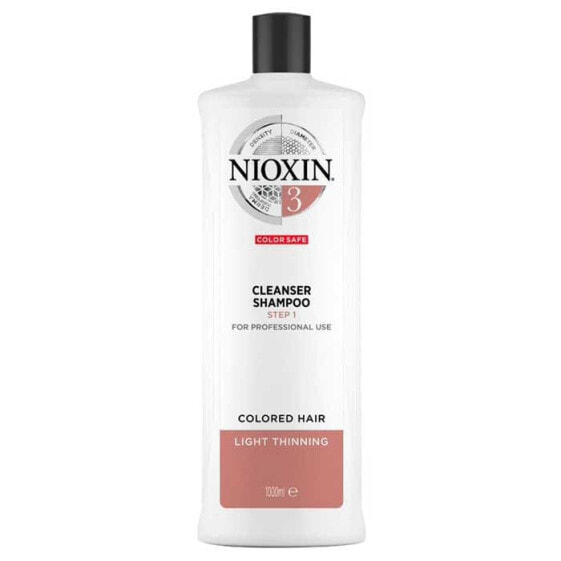 Nioxin System 3 Cleanser Shampoo Шампунь, ухаживающий за окрашенными волосами 1000 мл