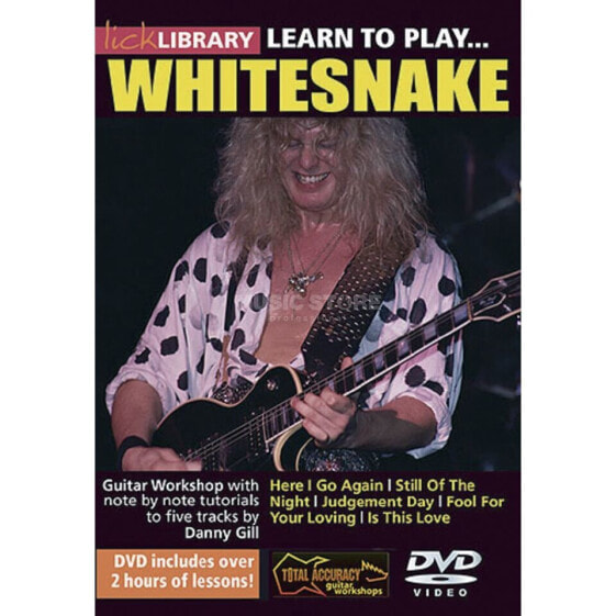 Roadrock International Lick Library: Learn To Play Whitesnake DVD