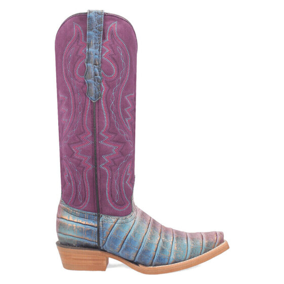 Dingo Caterina Snip Toe Cowboy Womens Purple Casual Boots DI209-500