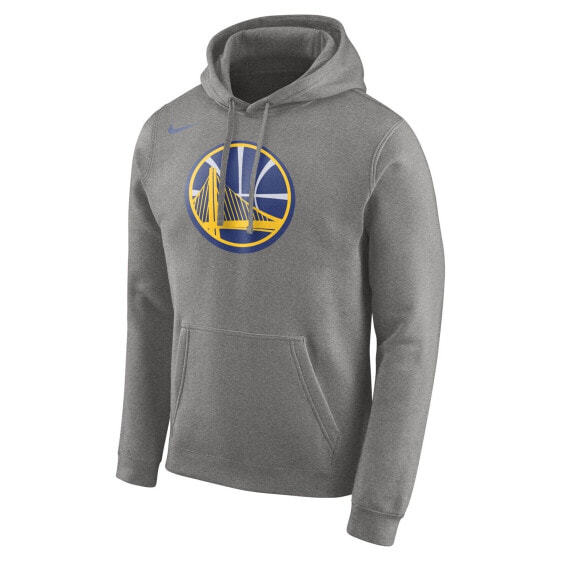 [881131-063] Mens Nike NBA Golden State Warriors Club Fleece Logo Pullover Hoodi