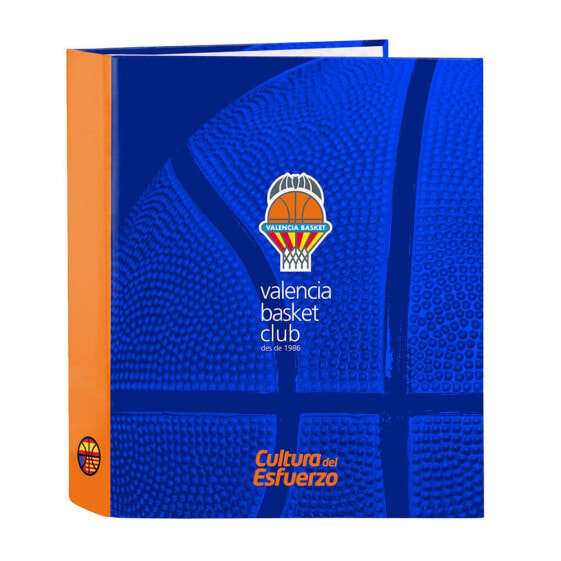 SAFTA Valencia Basket Folio Cardboard Ring Binder 4 Rings Folder