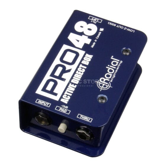 Radial Pro48 High Resolution Phantom Powered Active Direct Box