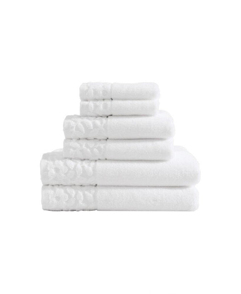 Marilyn Cotton Terry 6 Piece Bath Towel Set