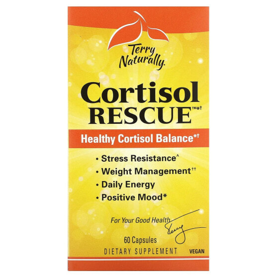 Terry Naturally, Cortisol Rescue, 60 капсул