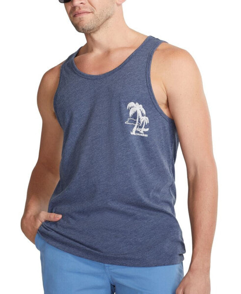 Men's The Relaxer Palm Tree Logo Graphic Tank