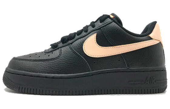Кроссовки мужские Nike Air Force 1 Low из кожи черные