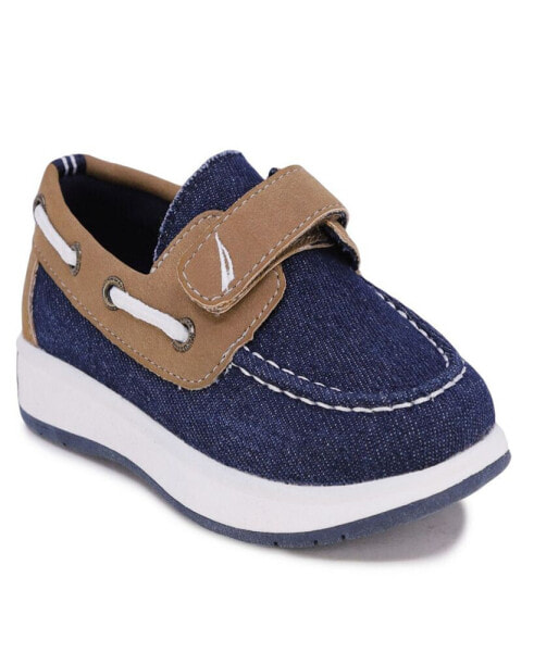 Toddler Boys Slip-On Cushioned Teton Boat Shoes