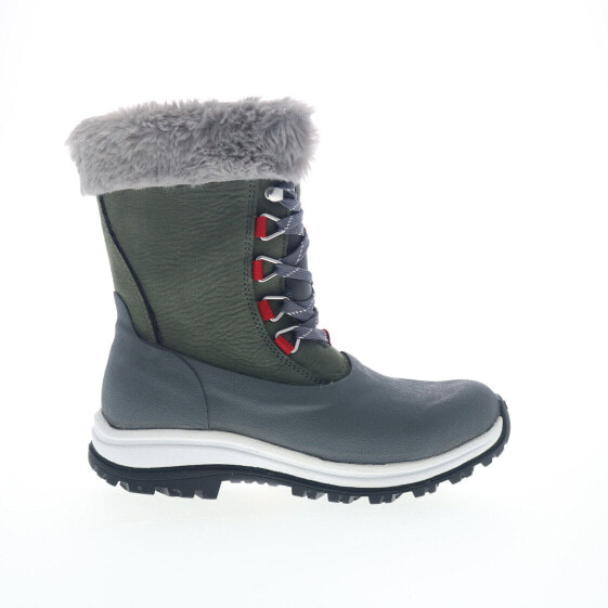 Original Muck Apres Lace Up Arctic Grip WP WALV100 Womens Gray Snow Boots