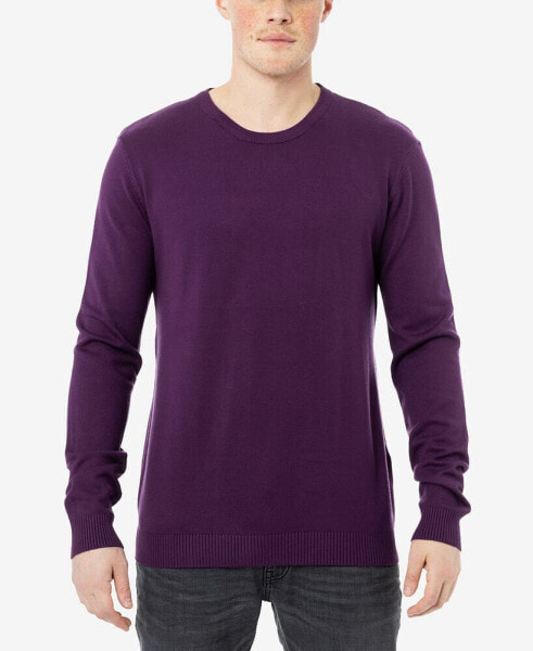 Men's Basic Crewneck Pullover Midweight Sweater