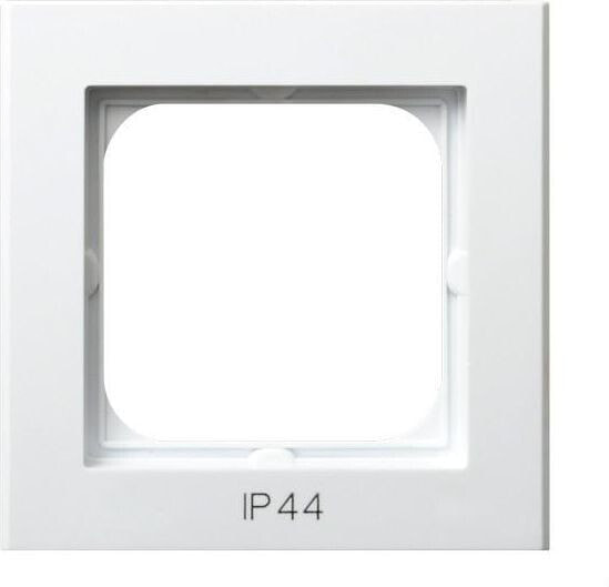 Ospel Ramka pojedyncza Sonata do łączników IP-44 biały (RH-1R/00)