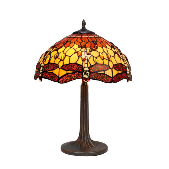 Декоративная настольная лампа Viro Bell Янтарь цинковая 60 W 40 х 62 х 40 см