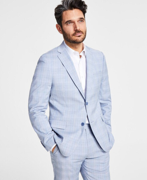 Костюм мужской Alfani Slim-Fit Stretch Solid Suit Jacket, Created for Macy's