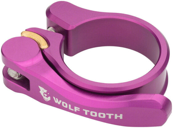 Зажим подседельной трубы быстросъемный Wolf Tooth Components - 31.8мм, фиолетовый