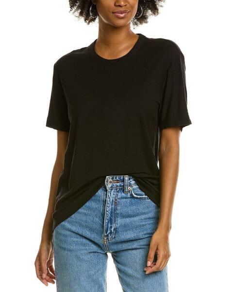 James Perse Oversized T-Shirt Women's Black 0