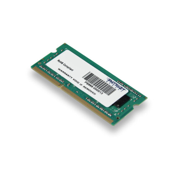Patriot 4GB DDR3-1600 - 4 GB - 1 x 4 GB - DDR3 - 1600 MHz - 204-pin SO-DIMM