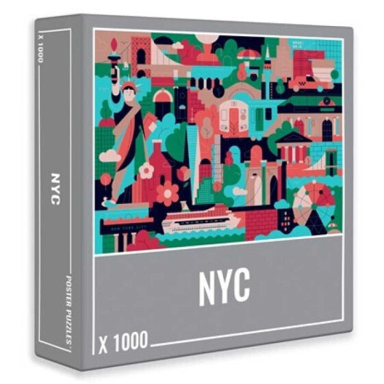 Пазл развивающий CLOUDBER NYC 1000 элементов