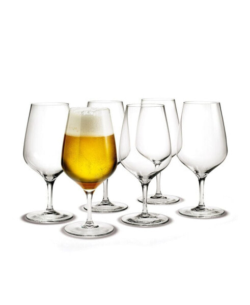 Стаканы для пива Holmegaard Cabernet объемом 21.7 унций, набор из 6 шт.