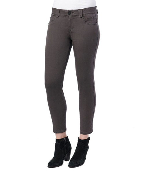 Women's AB Solution Elastic Waistband Ankle Length Jeans