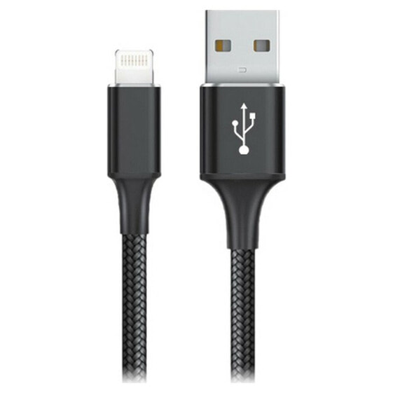 Универсальный кабель USB-MicroUSB Goms Чёрный 2 m