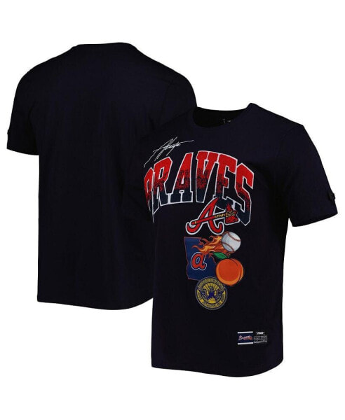 Men's Navy Atlanta Braves Hometown T-shirt