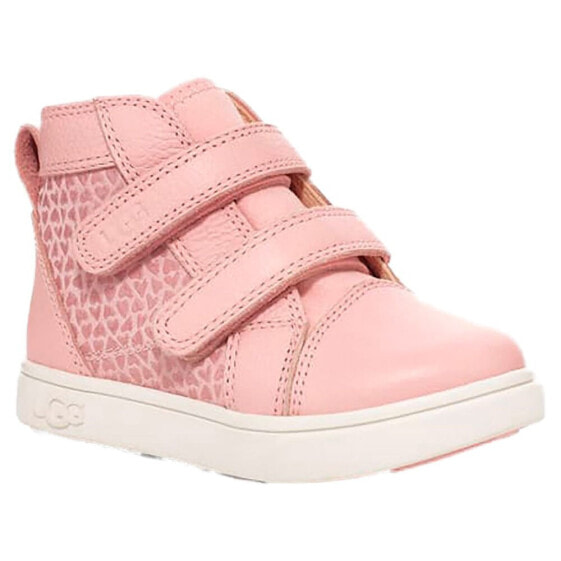 Кроссовки UGG KIDS Rennon II с гелевыми сердечками.