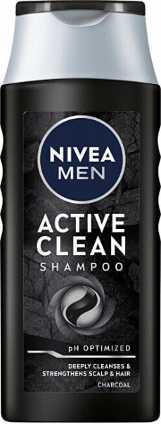 Шампунь для мужчин Nivea Active Clean с углем 250 мл