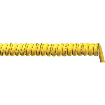Lapp ÖLFLEX Spiral 540 P - 1.5 m - Yellow - 7 mm - 3000 V - 0.75 mm² - -30 - 50 °C