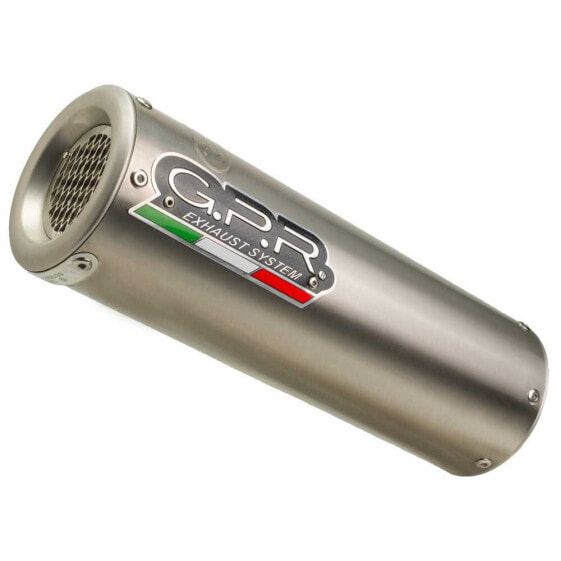 GPR EXHAUST SYSTEMS M3 Natural Titanium Full Line System CBR 500 R 12-18 Not Homologated