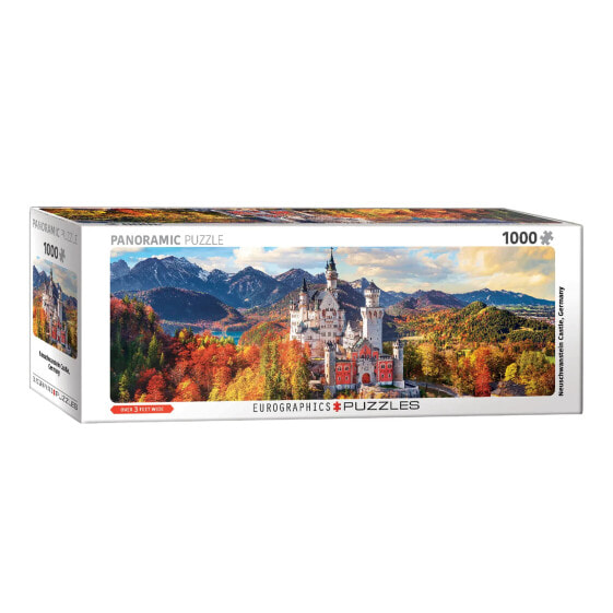 Пазл Еврографика с австрийским замком Neuschwanstein в осеннем настроении 1000 деталей