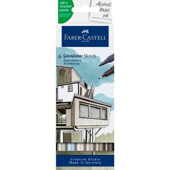 Ручки Faber-Castell Goldfaber Sketch - Architecture Двойное 6 Предметы