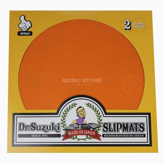 Dr. Suzuki Mix Edition Turntable Slip-Mats 12" (Orange)