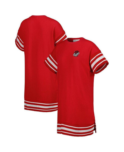 Women's Red Georgia Bulldogs Cascade T-shirt Dress