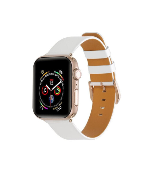 Ремешок Posh Tech White Patent Leather Apple Watch 42mm
