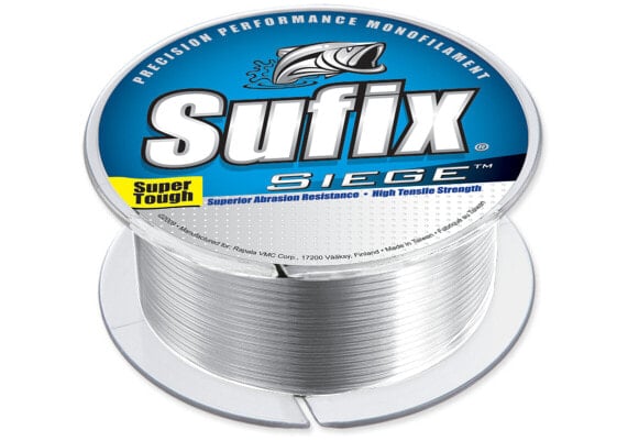 Sufix Siege Monofilament Fishing Line 3000 Yds, 10 Lb., Clear