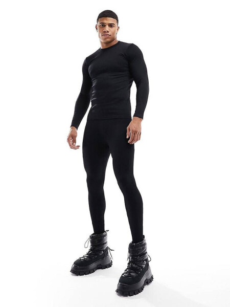 ASOS 4505 Ski seamless rib base layer leggings