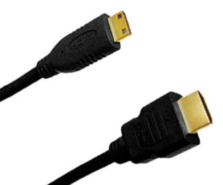 Jou Jye AVC 106 - 1 m - HDMI Type A (Standard) - HDMI Type C (Mini) - Black