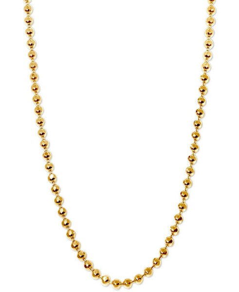 Alex Woo 20" Ball Chain Necklace in 14k Gold