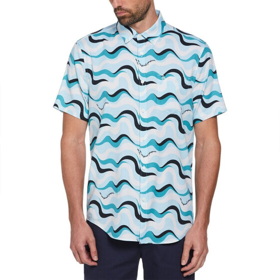 ORIGINAL PENGUIN Aop Wavy short sleeve shirt