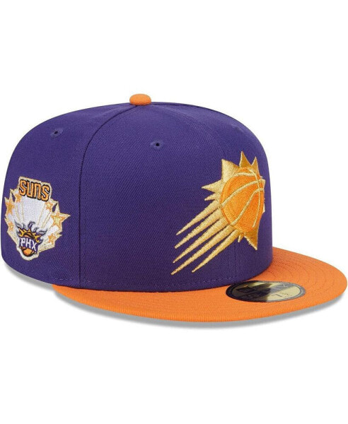 Men's Purple, Orange Phoenix Suns Gameday Gold Pop Stars 59FIFTY Fitted Hat