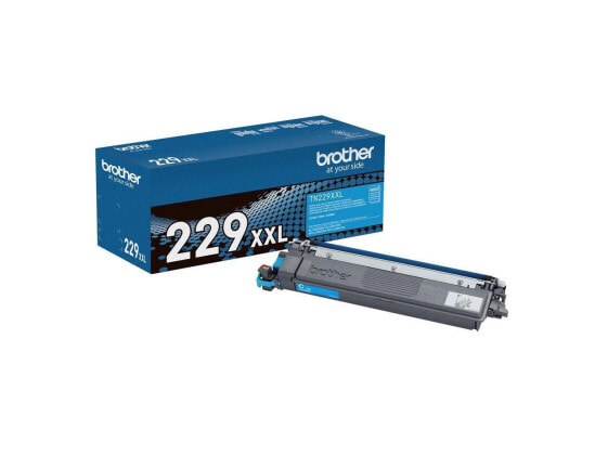 Brother Genuine TN229XXLC Super High-yield Cyan Toner Cartridge