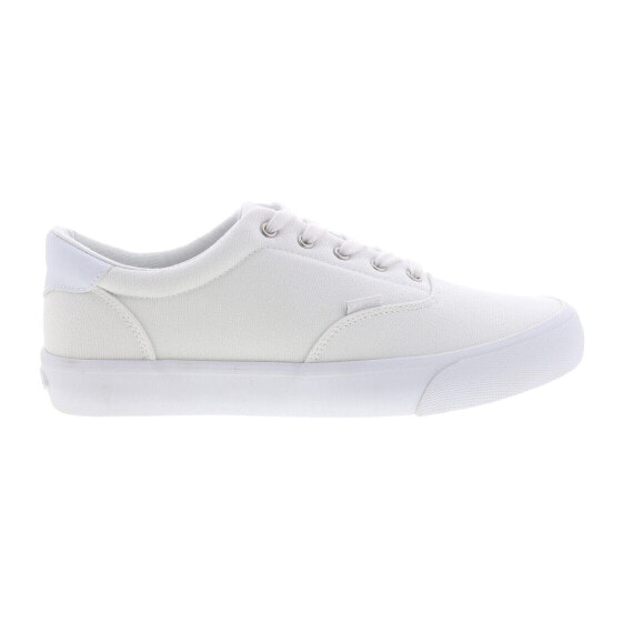 Lugz Flip MFLPC-1001 Mens White Canvas Lace Up Lifestyle Sneakers Shoes 8.5