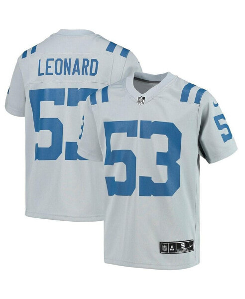 Футболка для малышей Nike Gray Indianapolis Colts Darius Leonard