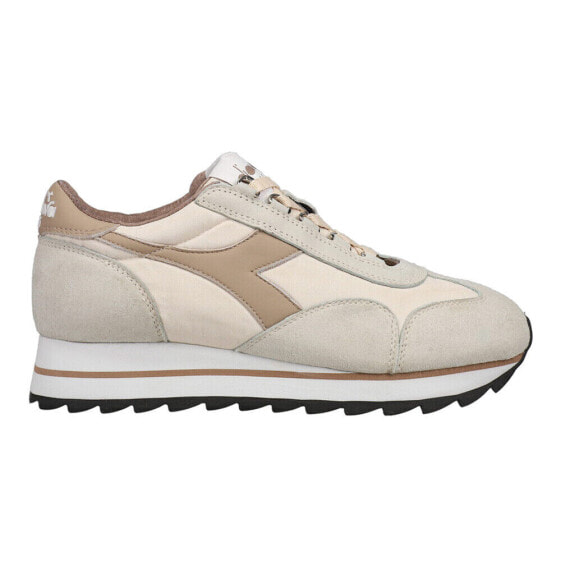 Diadora Equipe Suede Sw Evo Wedge Womens Off White Sneakers Casual Shoes 177825